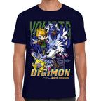 Playera Digimon Matt y Gabumon Algodón Premium #0002820