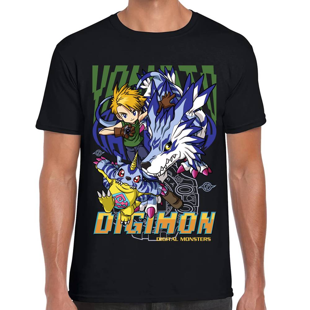 Playera Digimon Matt y Gabumon Algodón Premium #0002820 Imagen principal del producto