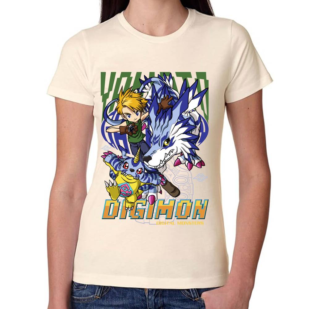 Playera Digimon Matt y Gabumon Algodón Premium #0002820