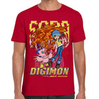 Playera Digimon Sora y Piyomon Algodón Premium #0002822