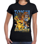 Playera Digimon Tai y Agumon Algodón Premium #0002823