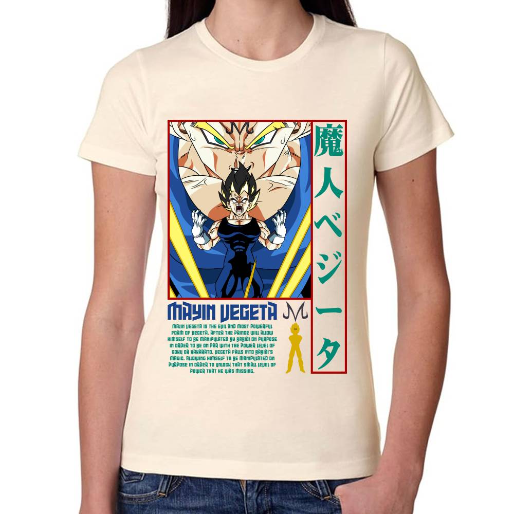 Playera Dragon Ball Majin Vegeta Algodón Premium #0002824