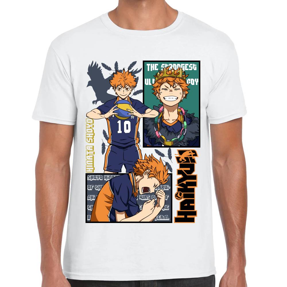 Playera Haikyū!! Hinata Shoyo Algodón Premium #0002826