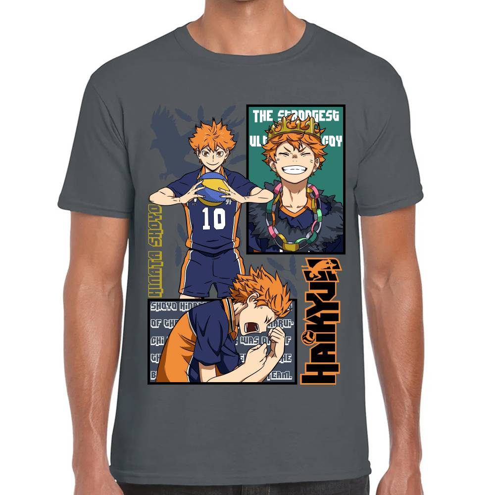 Playera Haikyū!! Hinata Shoyo Algodón Premium #0002826