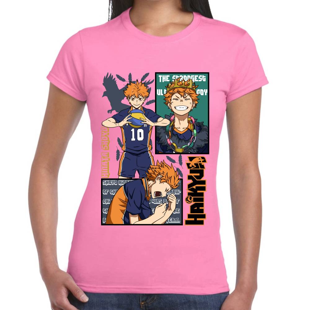 Playera Haikyū!! Hinata Shoyo Algodón Premium #0002826