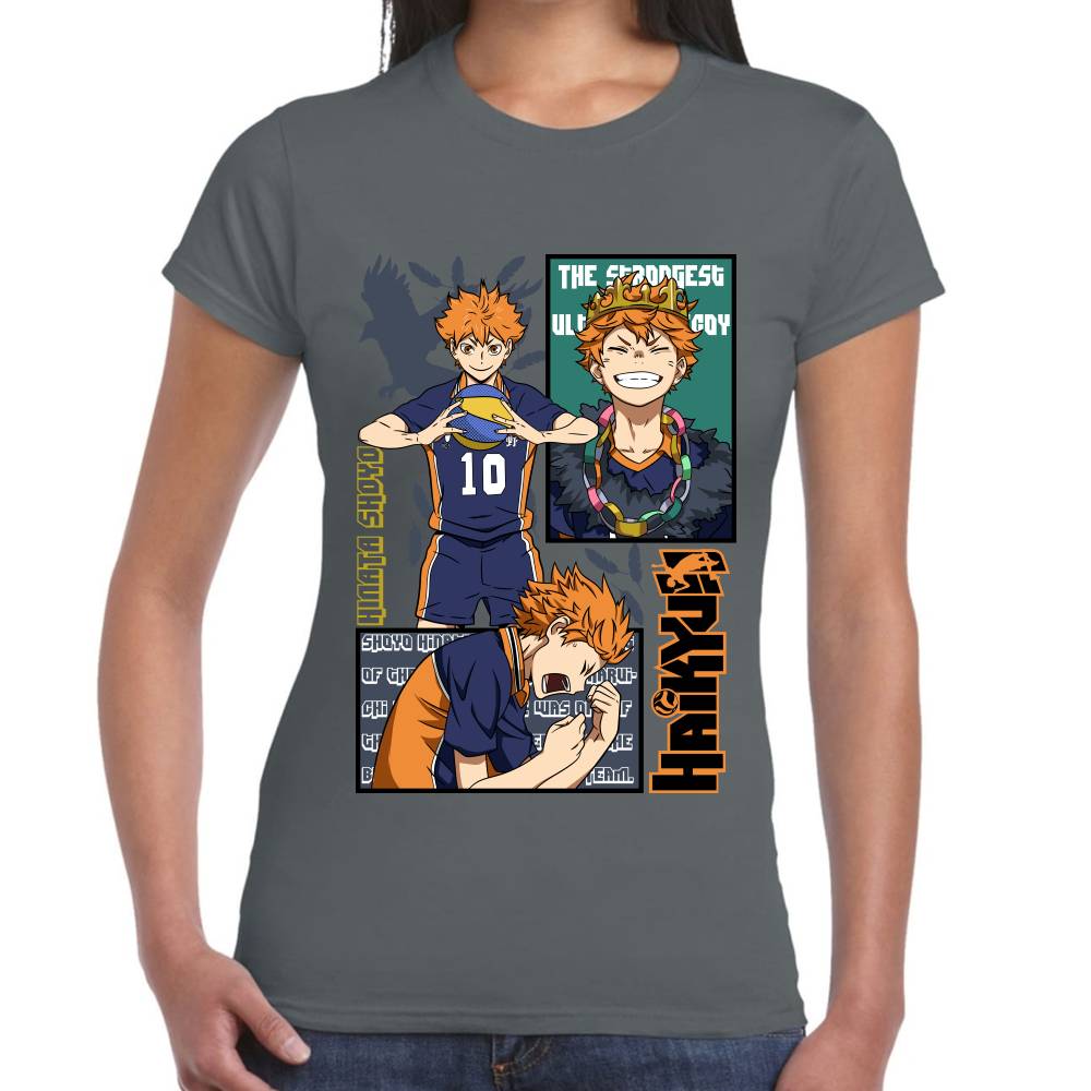 Playera Haikyū!! Hinata Shoyo Algodón Premium #0002826