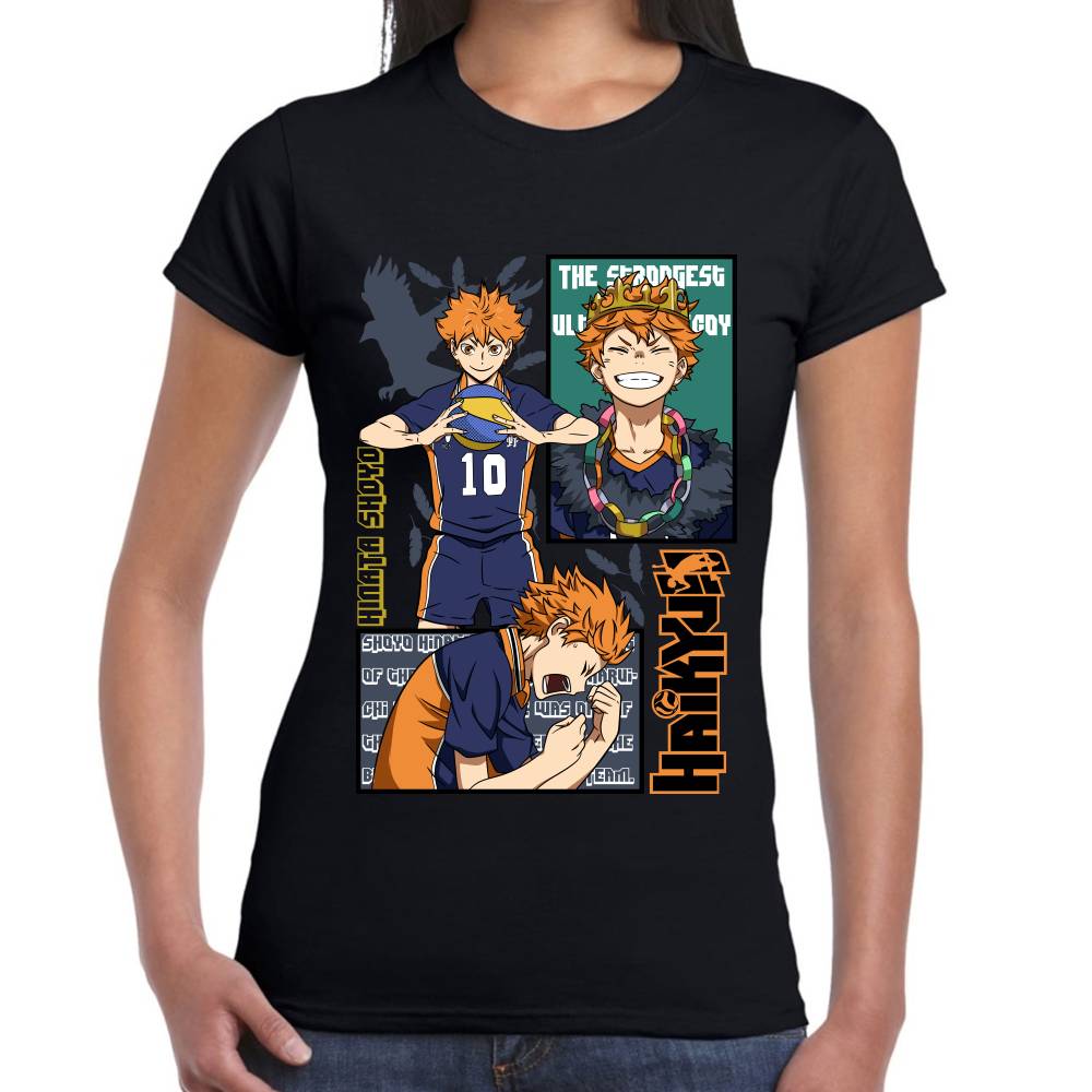 Playera Haikyū!! Hinata Shoyo Algodón Premium #0002826