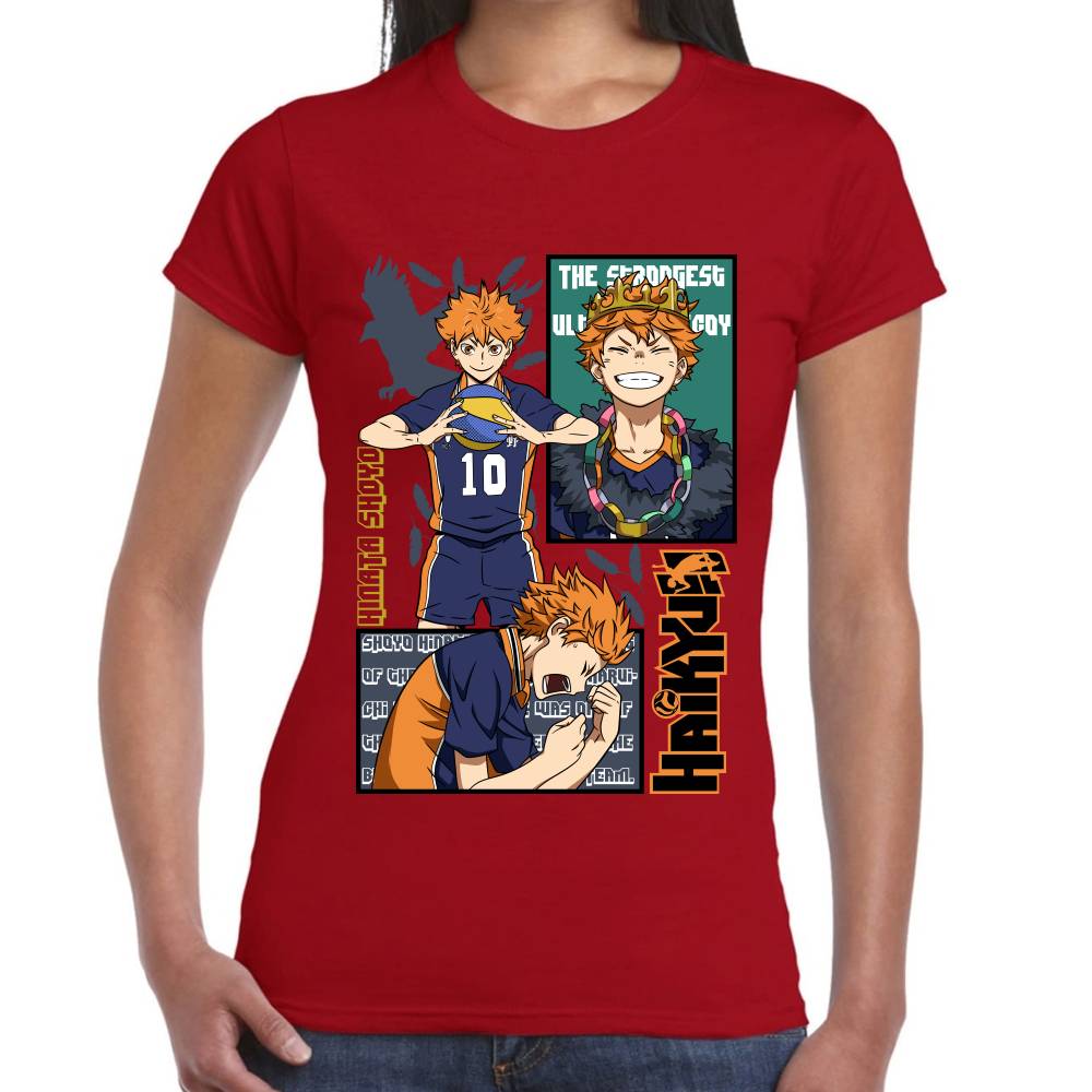 Playera Haikyū!! Hinata Shoyo Algodón Premium #0002826