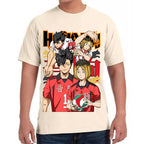 Playera Haikyuu!! Tetsurō Kuroo y Kozume Algodón Premium #0002827