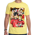 Playera Haikyuu!! Tetsurō Kuroo y Kozume Algodón Premium #0002827
