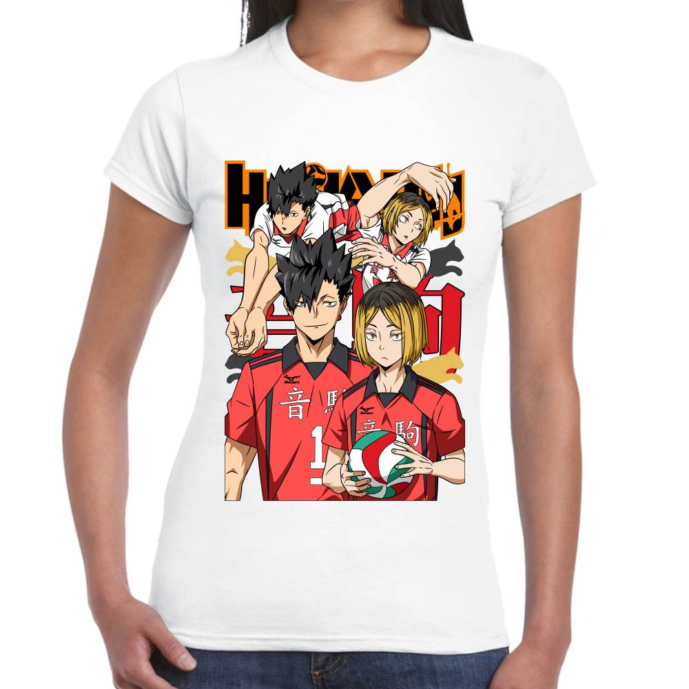 Playera Haikyuu!! Tetsurō Kuroo y Kozume Algodón Premium #0002827