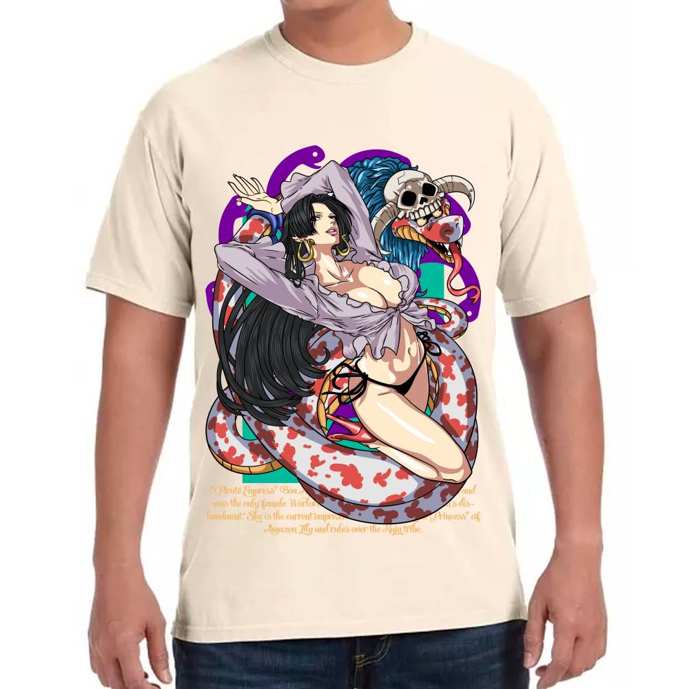 Playera One Piece Boa Hancock Algodón Premium #0002830