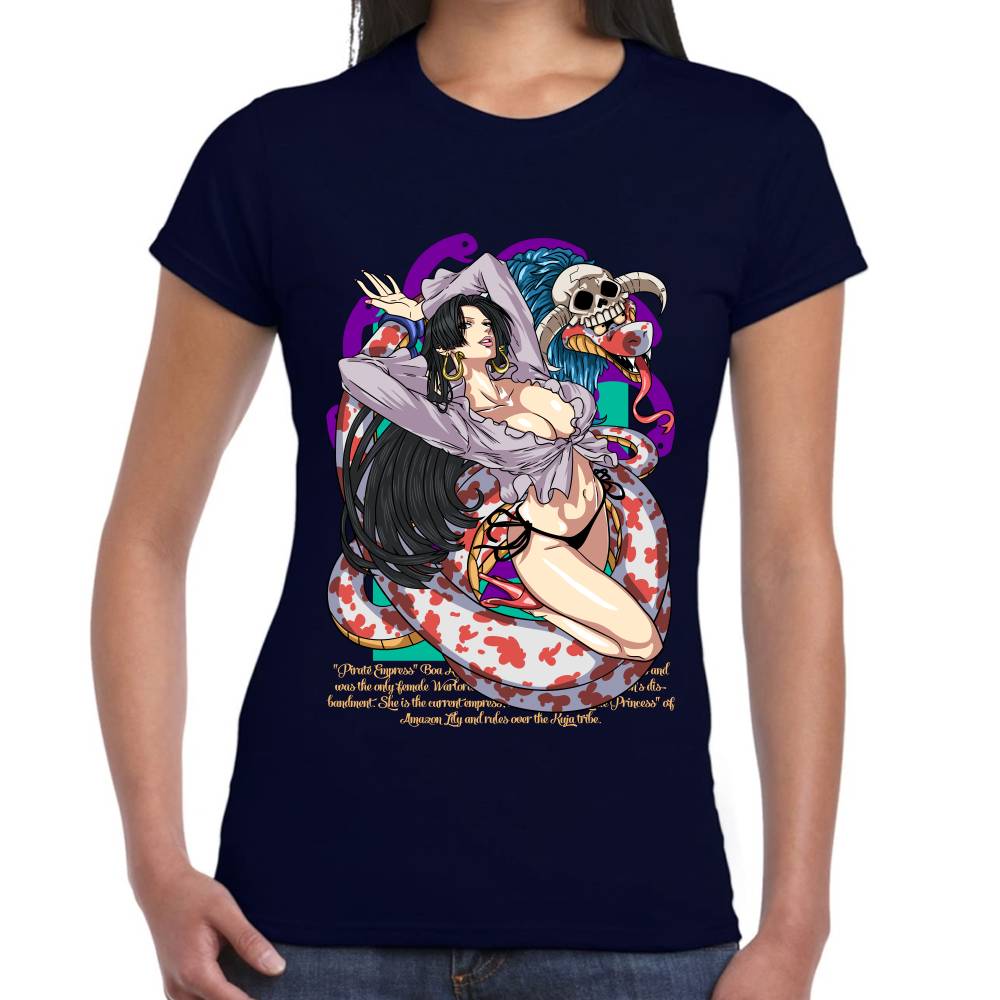 Playera One Piece Boa Hancock Algodón Premium #0002830