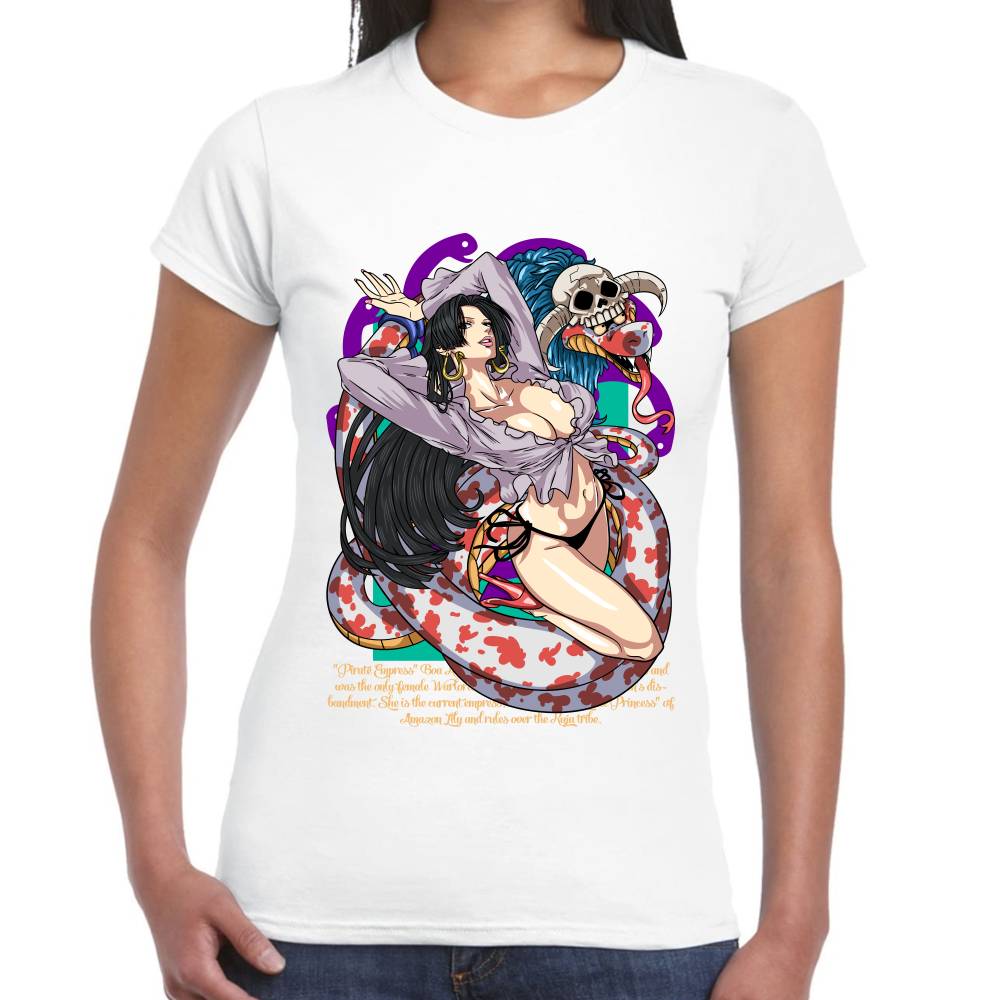 Playera One Piece Boa Hancock Algodón Premium #0002830