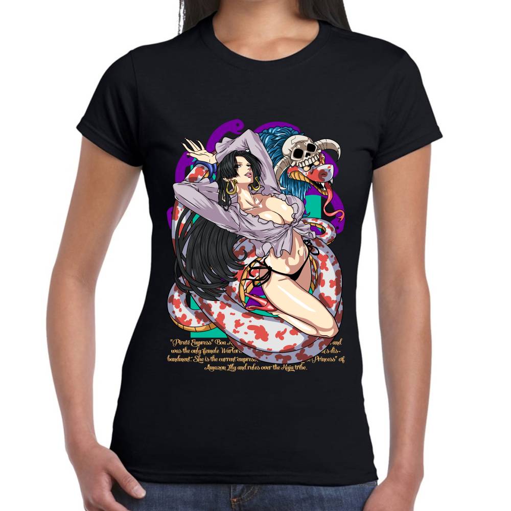 Playera One Piece Boa Hancock Algodón Premium #0002830