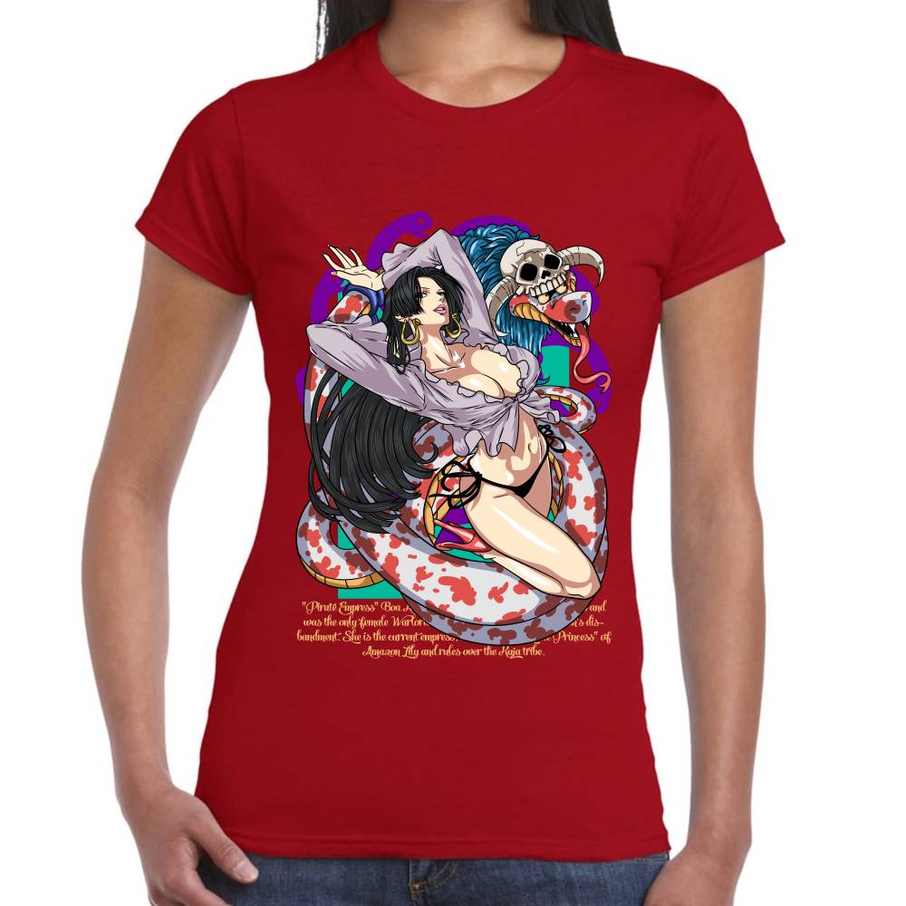 Playera One Piece Boa Hancock Algodón Premium #0002830