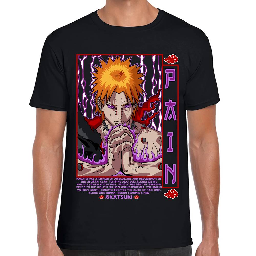 Playera Naruto Pain Algodón Premium #0002833 Imagen principal del producto