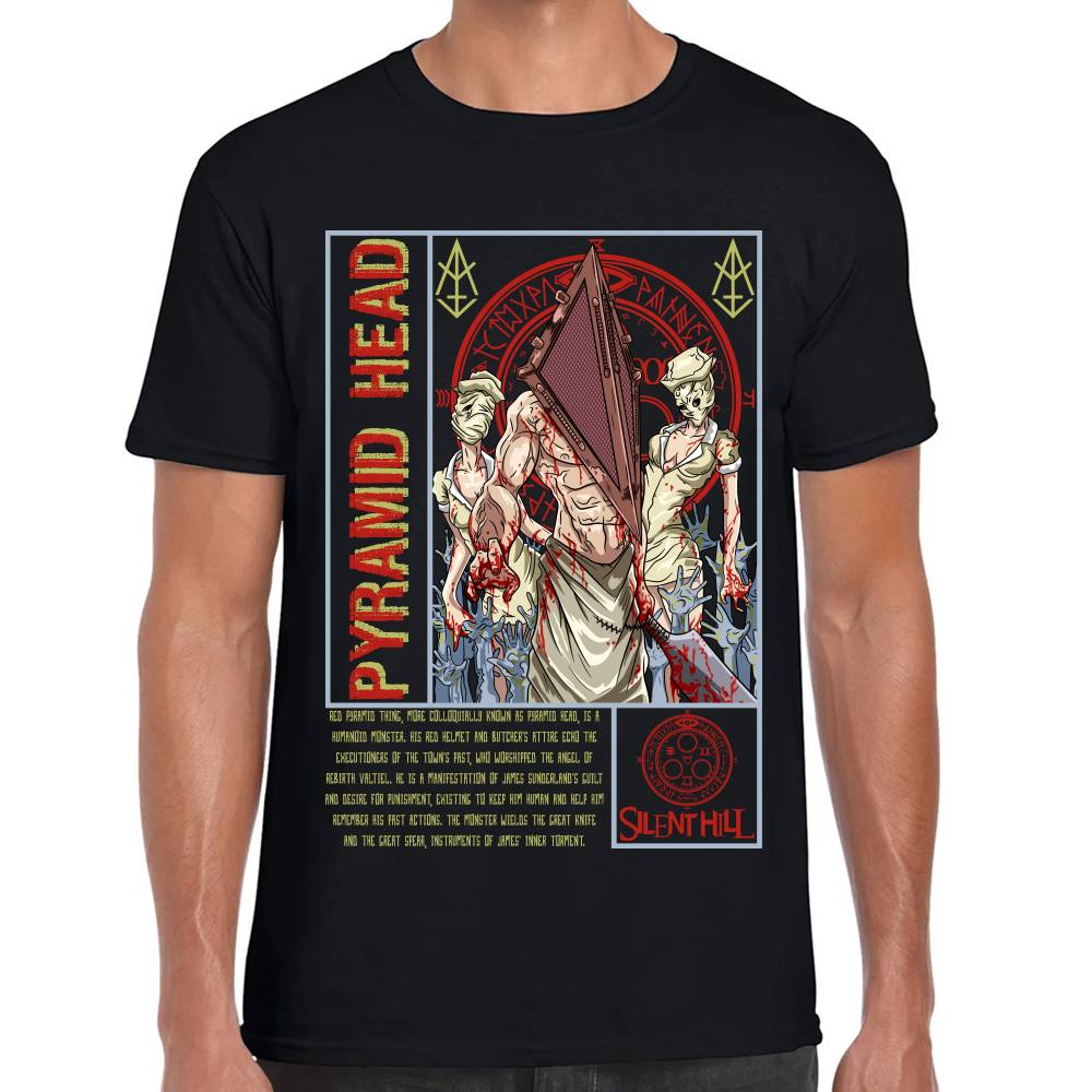 Playera Silent Hill Pyramid Head Algodón Premium #0002835 Imagen principal del producto