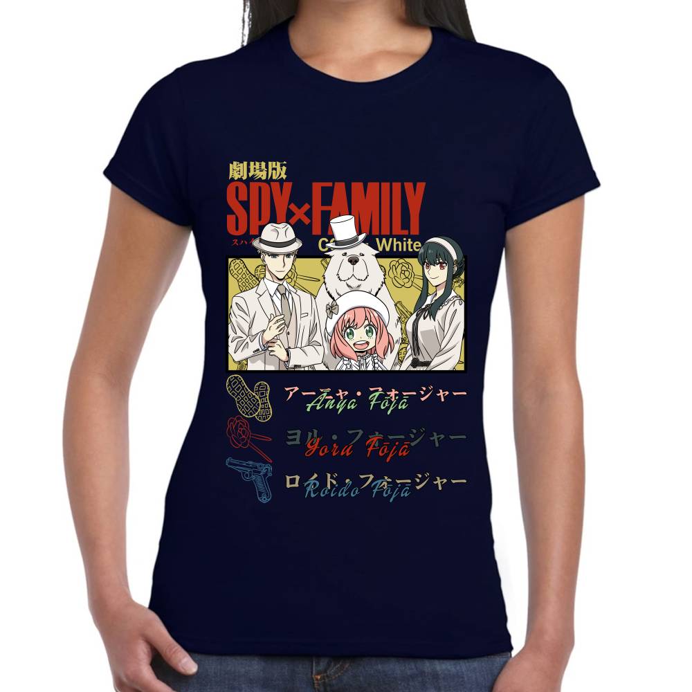Playera Spy×Family SXF Code White Algodón Premium #0002836