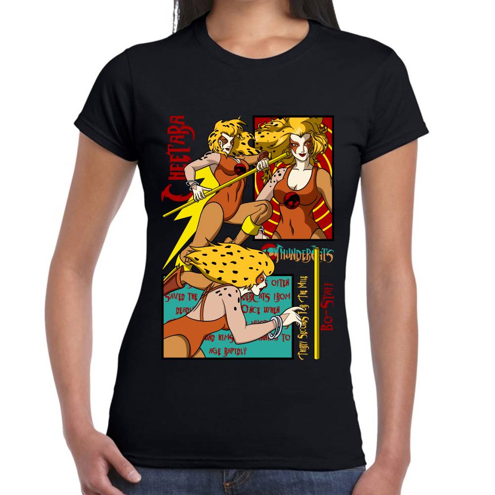Playera Thundercats Cheetara Algodón Premium #0002837 Imagen secundaria del producto