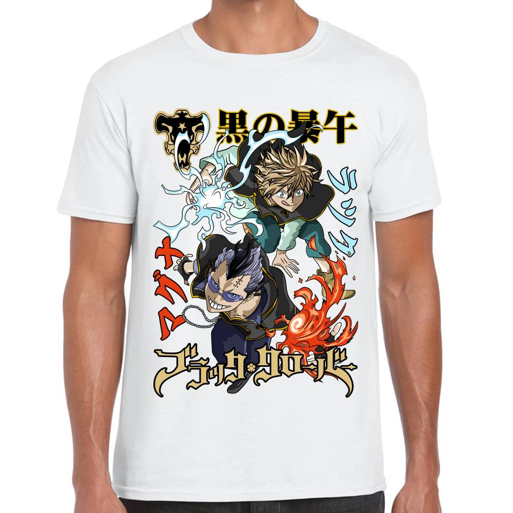 Playera Black Clover Luck y Magna Algodón Premium #0002841