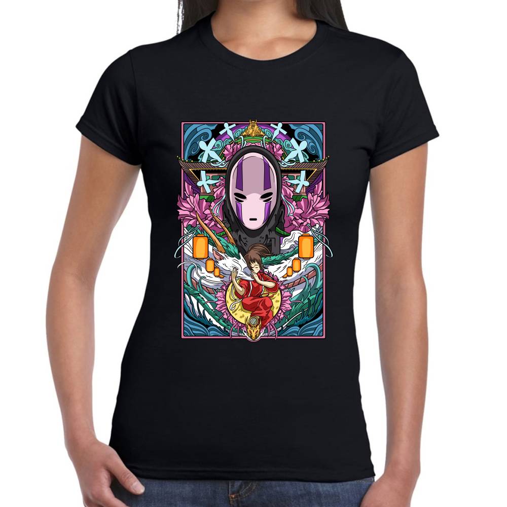 Playera El Viaje de Chihiro Algodón Premium #0002844 Imagen secundaria del producto