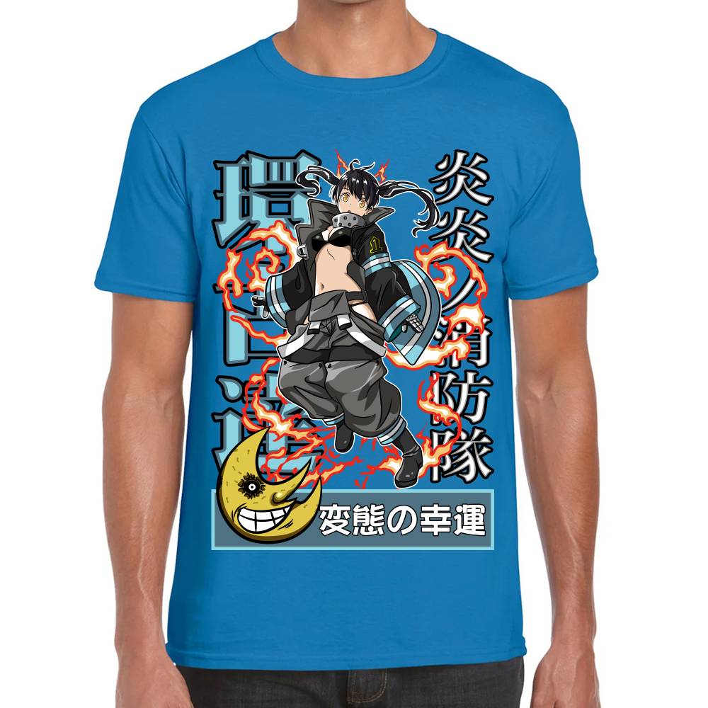 Playera Fire Force Tamaki Kotatsu Algodón Premium #0002845