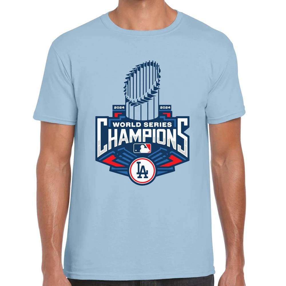 Playera MLB World Series Champions Los Angeles Algodón Premium #0002860