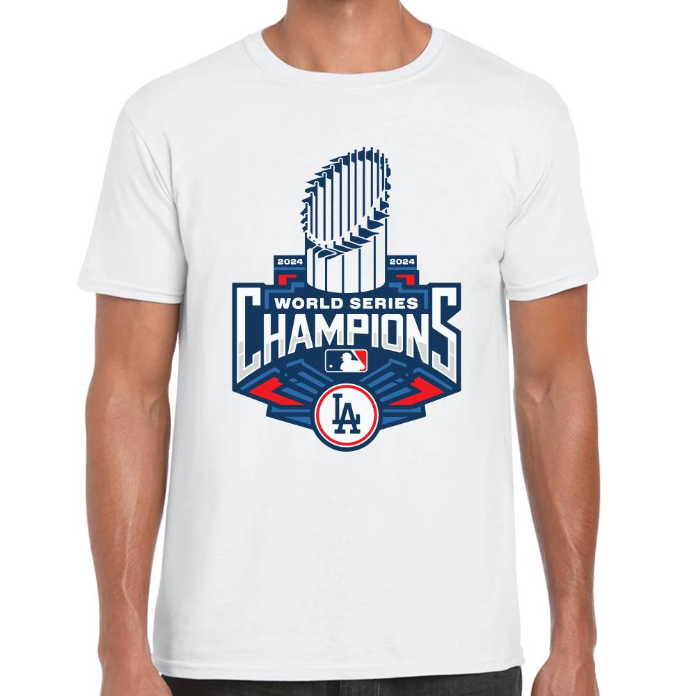 Playera MLB World Series Champions Los Angeles Algodón Premium #0002860 Imagen principal del producto