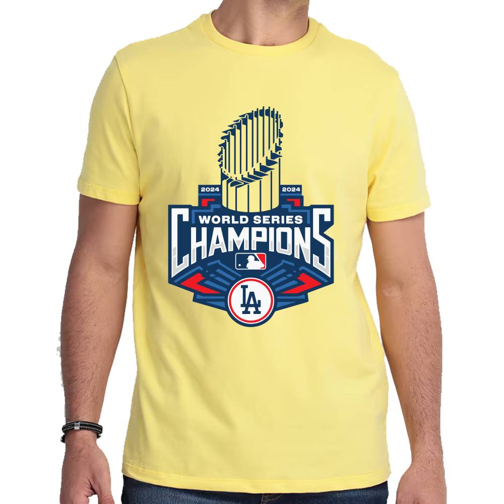 Playera MLB World Series Champions Los Angeles Algodón Premium #0002860