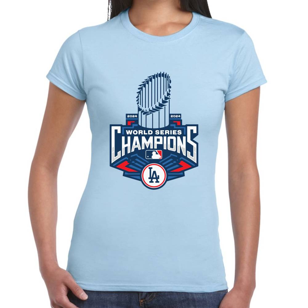 Playera MLB World Series Champions Los Angeles Algodón Premium #0002860