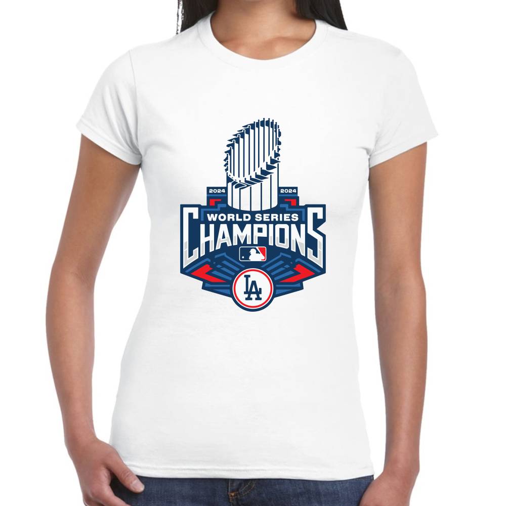 Playera MLB World Series Champions Los Angeles Algodón Premium #0002860