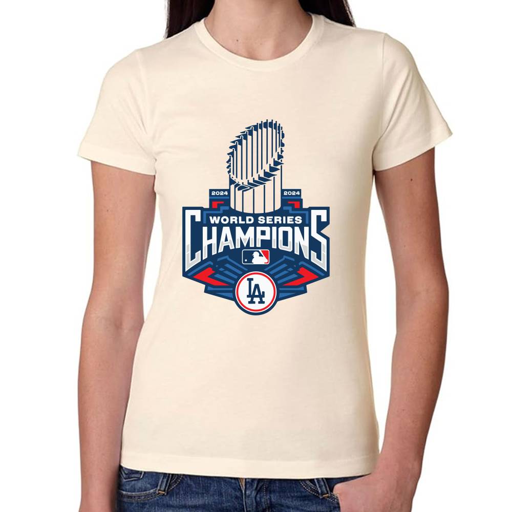 Playera MLB World Series Champions Los Angeles Algodón Premium #0002860