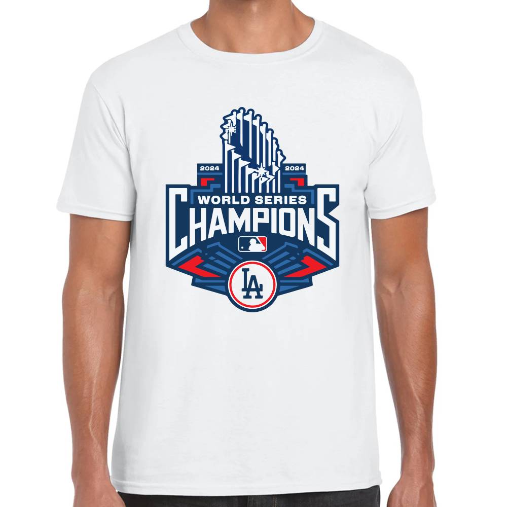 Playera MLB World Series Champions Los Angeles Algodón Premium #0002861
