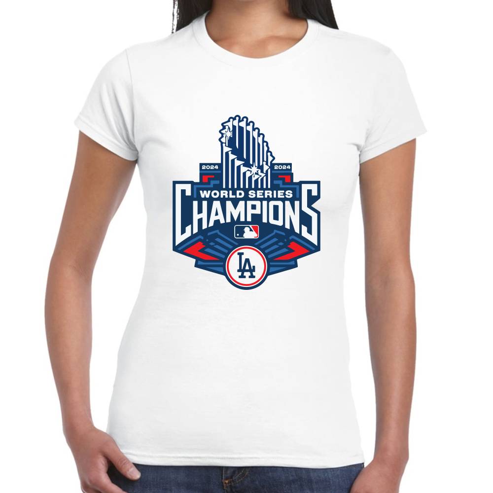 Playera MLB World Series Champions Los Angeles Algodón Premium #0002861