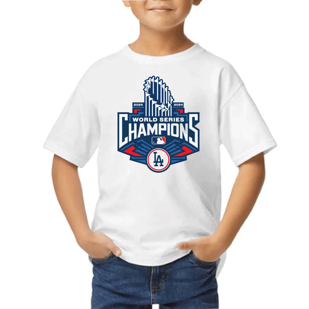 Playera de Niño MLB World Series Champions Los Angeles Algodón Premium #0002861