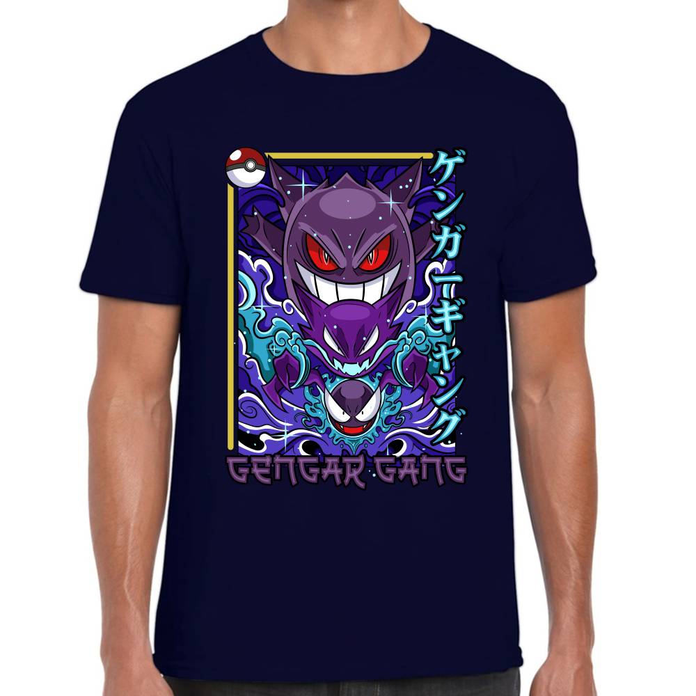 Playera Pokemon Gengar Gang Algodón Premium #0002877
