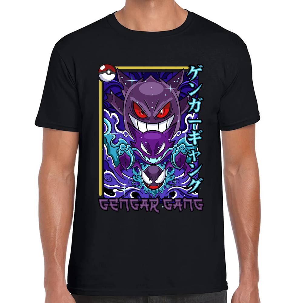 Playera Pokemon Gengar Gang Algodón Premium #0002877