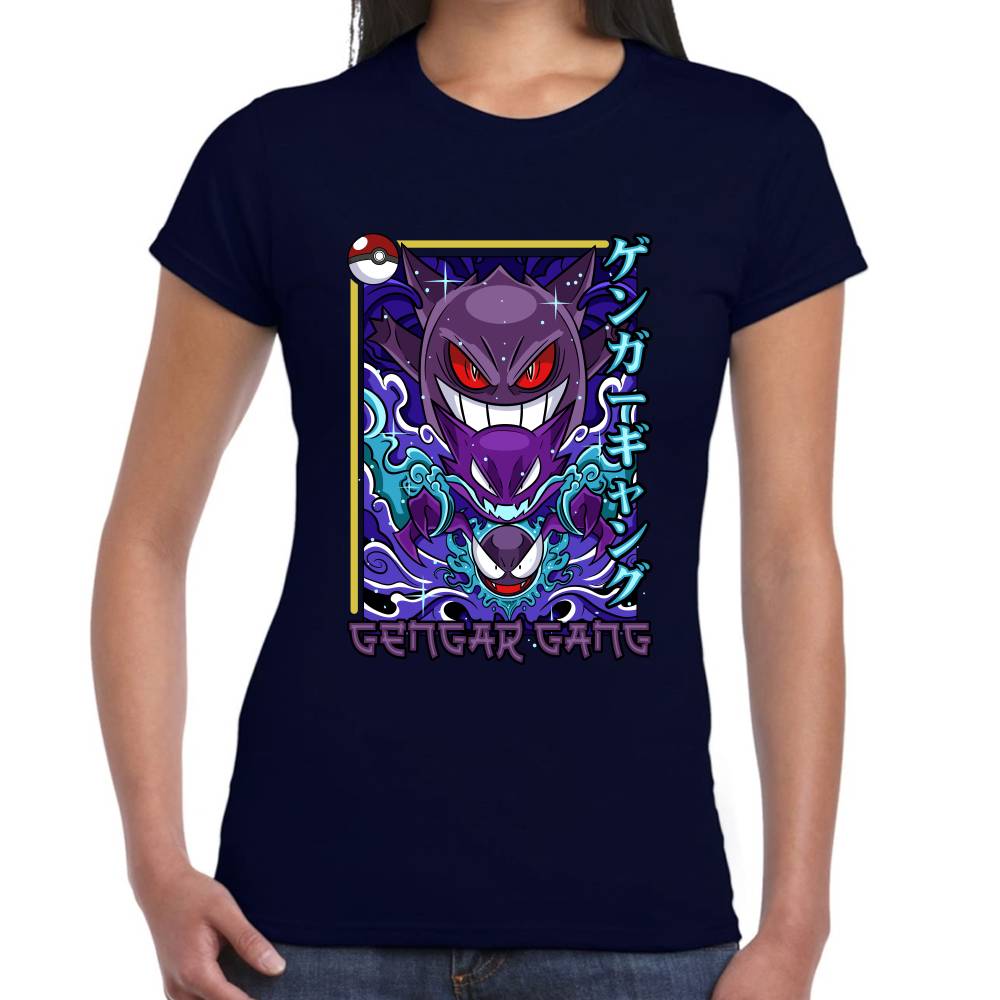 Playera Pokemon Gengar Gang Algodón Premium #0002877