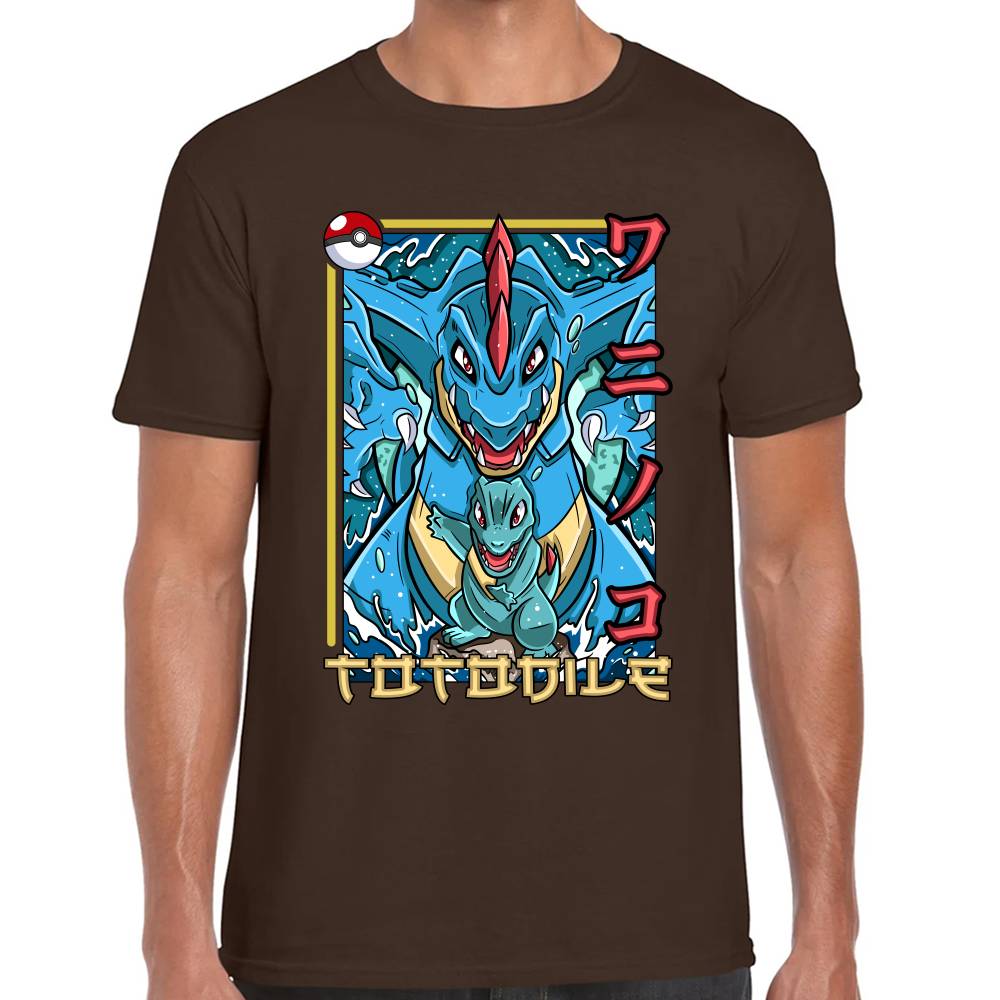 Playera Pokemon Totodile Algodón Premium #0002878
