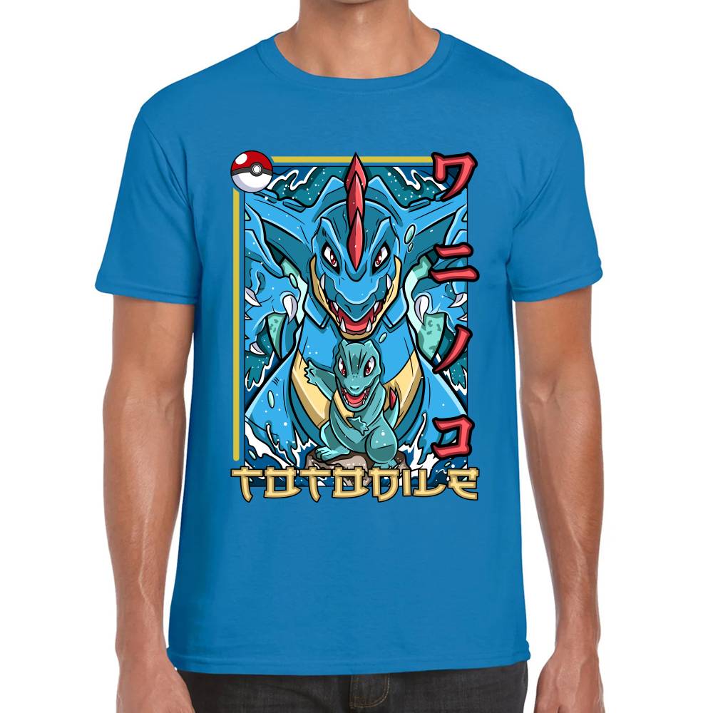 Playera Pokemon Totodile Algodón Premium #0002878
