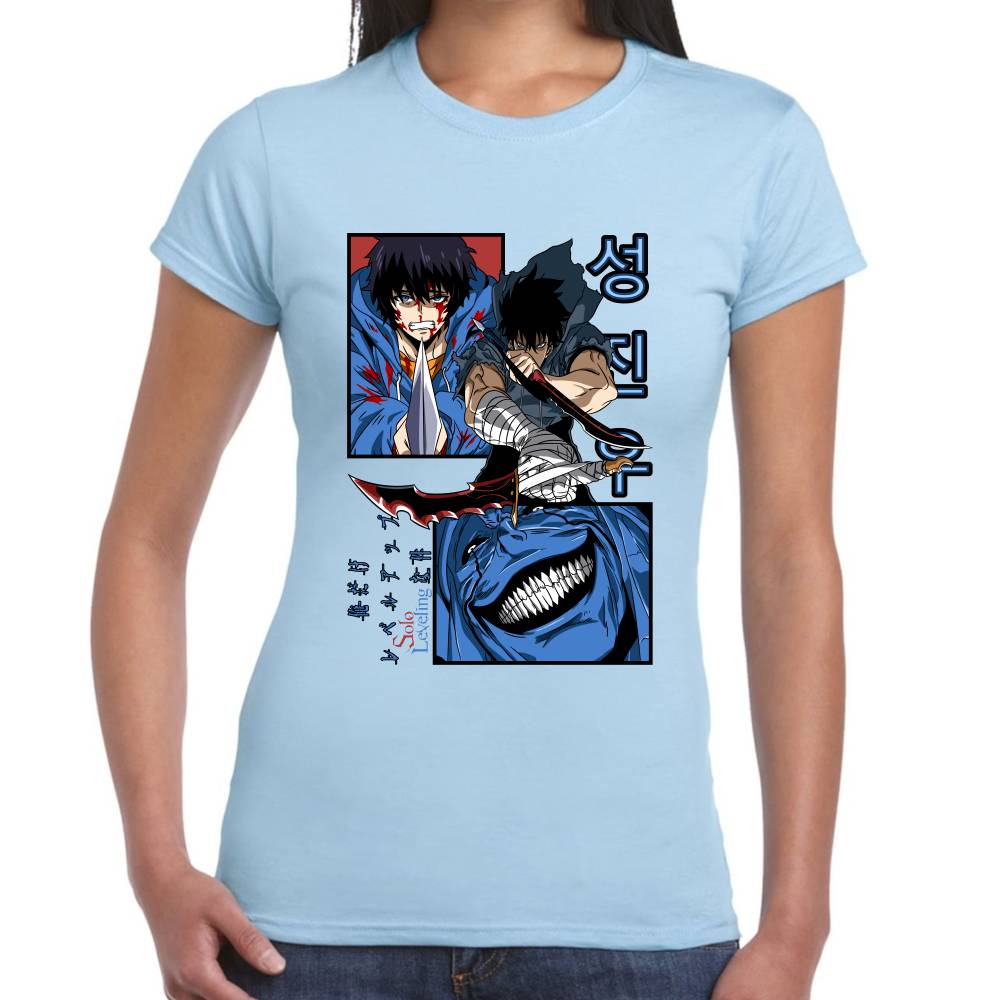 Playera Solo Leveling Algodón Premium #0002880