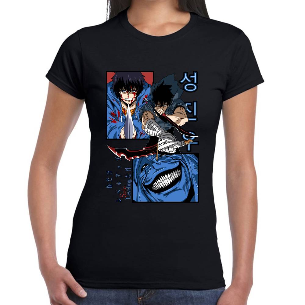 Playera Solo Leveling Algodón Premium #0002880 Imagen secundaria del producto
