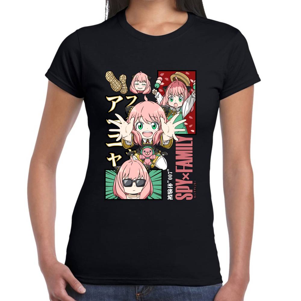 Playera Spy x Family Anya Forger Algodón Premium #0002881 Imagen secundaria del producto