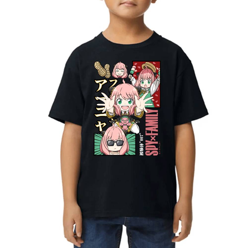 Playera de Niño Spy x Family Anya Forger Algodón Premium #0002881