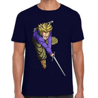 Playera Dragon Ball Trunks Cortando Algodón Premium #0002884