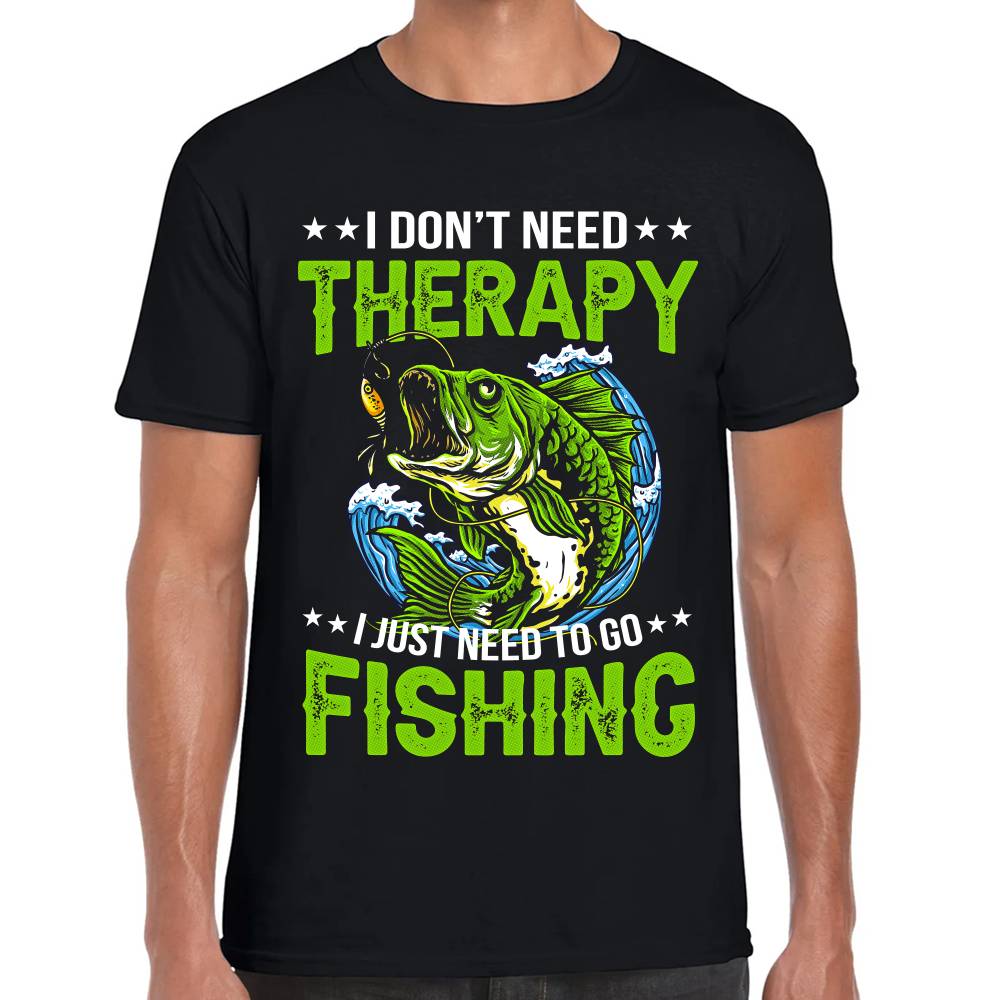 Playera La Pesca es Terapia Algodón Premium #0002888