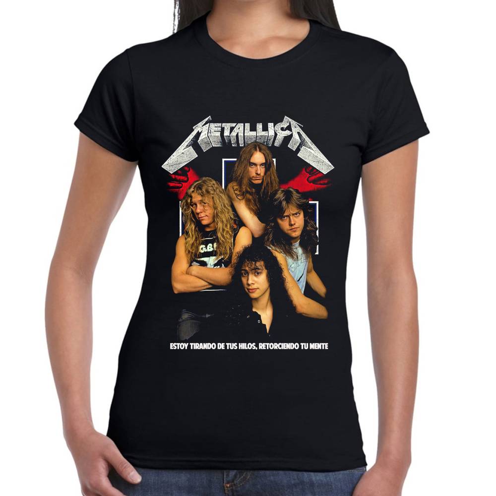 Playera Metallica Algodón Premium #0002891 Imagen secundaria del producto