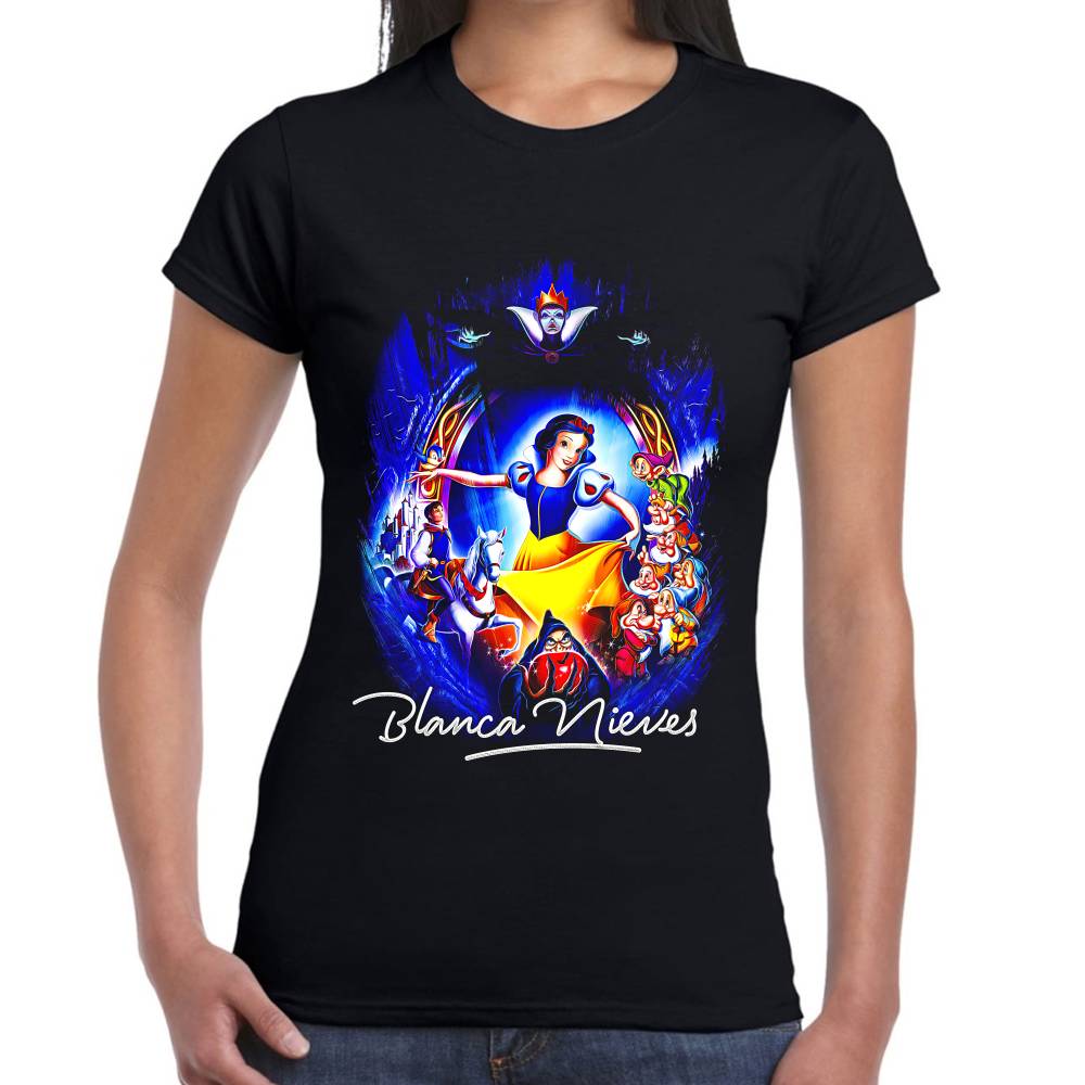 Playera Disney Blanca Nieves Algodón Premium #0002892 Imagen secundaria del producto
