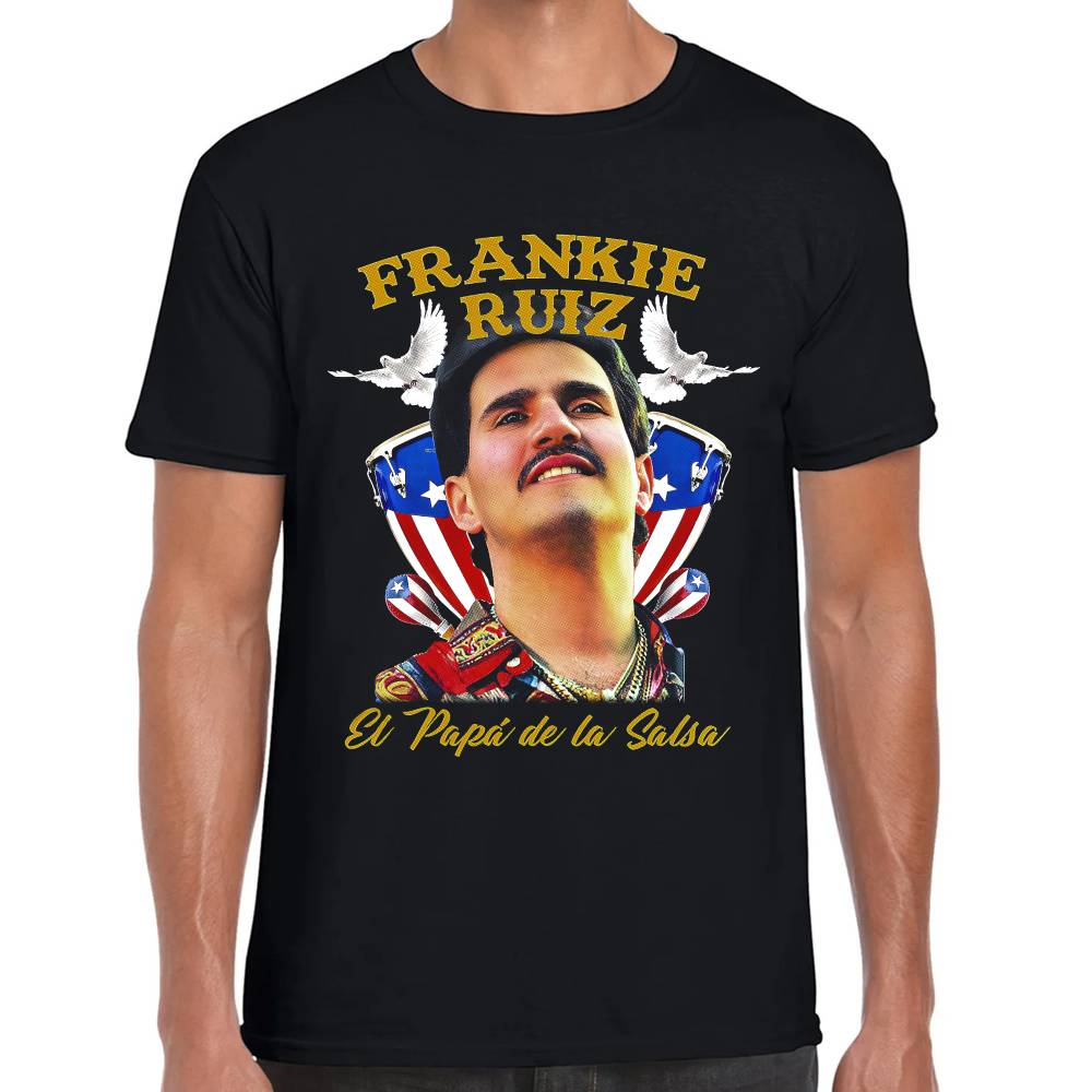 Playera Frankie Ruiz Salsa Algodón Premium #0002895 Imagen principal del producto